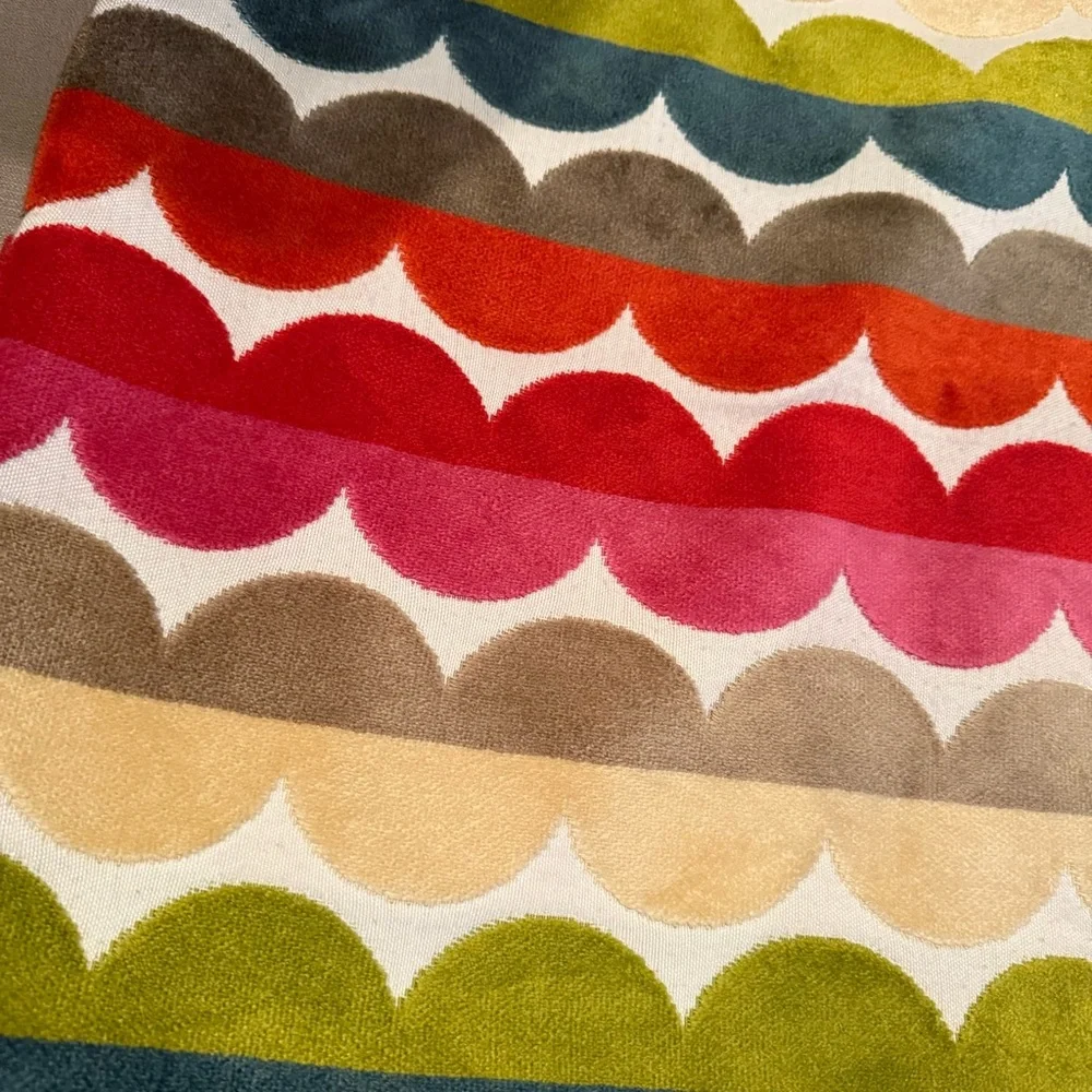 Jonathan Adler Multicolor Scallop Accent Pillow covers 22 x 22